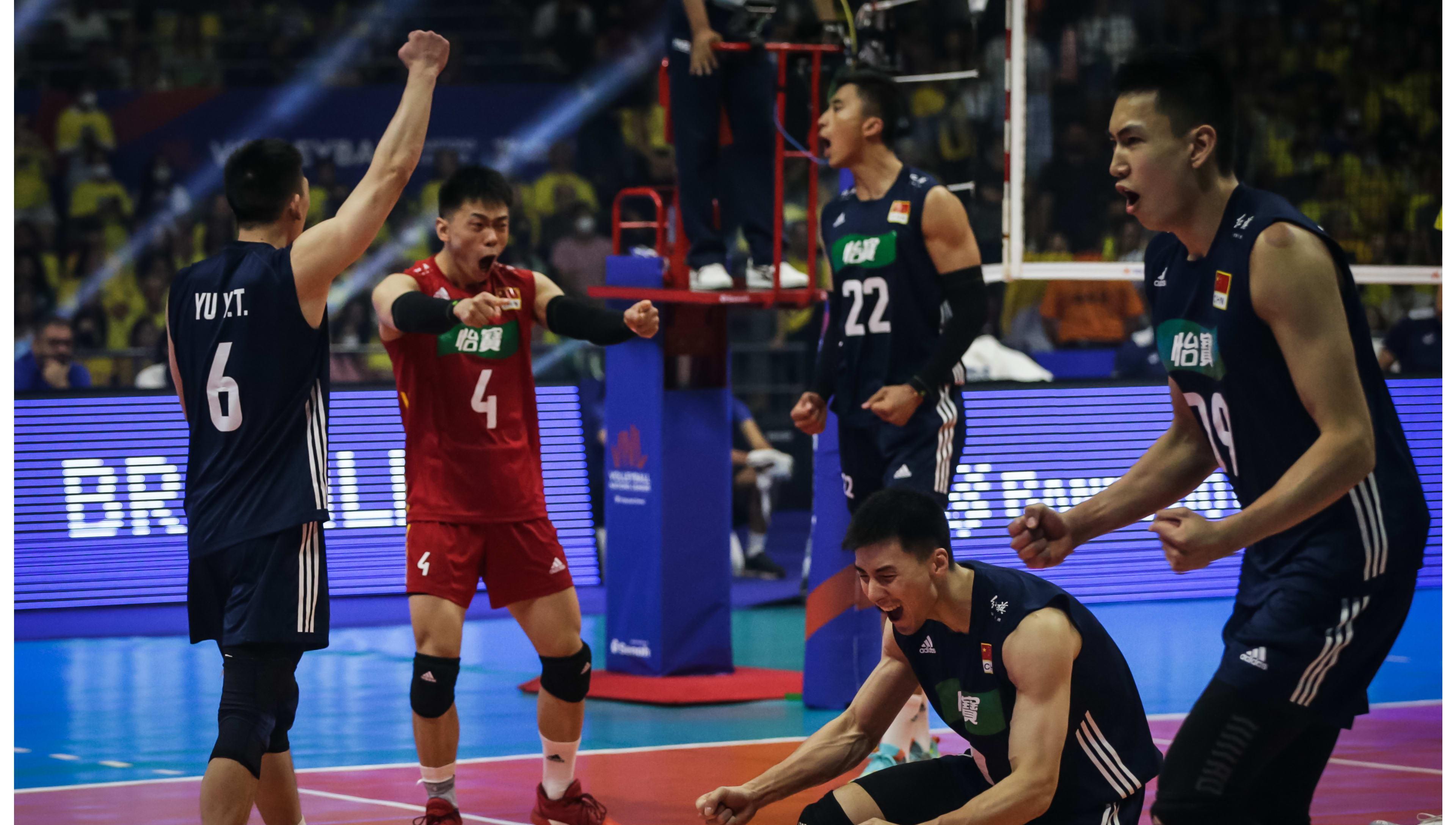 世界男排联赛：中国队0-3巴西队遭遇2连败(世界男排联赛中国队参加吗)