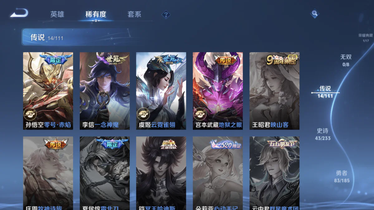 包含皮肤的加持，大家觉得哪个英雄有无皮肤区别最大？14亮54回复王者荣耀的词条